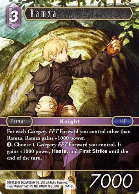 Ramza — Opus III card