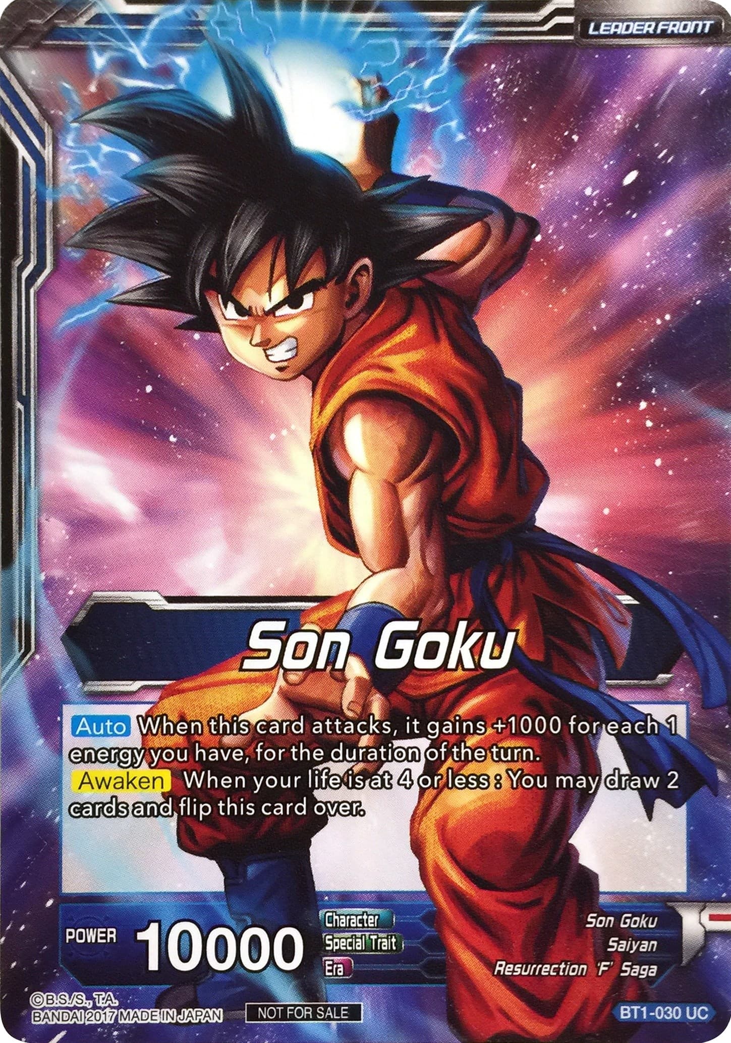 Son Goku // Super Saiyan Blue Son Goku (Hot Stamped) — Promotion Cards card
