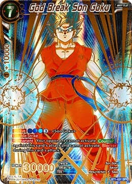 God Break Son Goku (SPR) — Galactic Battle card