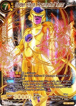 Golden Frieza, Resurrected Terror (SPR) — Galactic Battle card