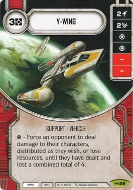 Y-Wing (Card Only) — Empire at War card
