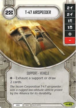 T-47 Airspeeder — Empire at War card