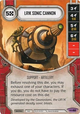 LR1K Sonic Cannon — Empire at War card