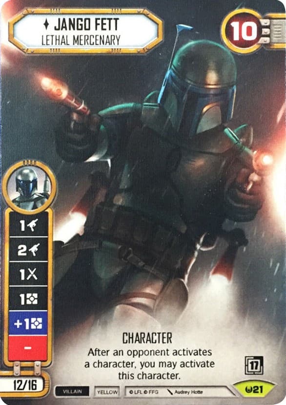 Jango Fett - Lethal Mercenary (Alternate Full Art) — SWD: Promo Cards card