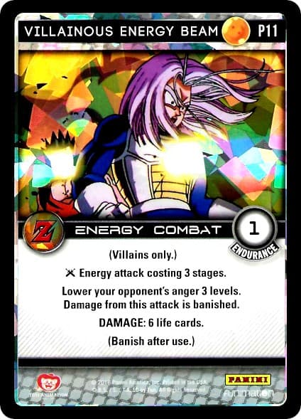 Villainous Energy Beam (Awakening) — Panini Promo Cards card