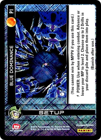 Blue Dominance (Perfection) — Panini Promo Cards card