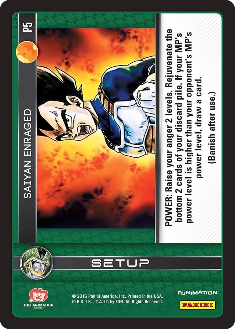 Saiyan Enraged (Perfection) — Panini Promo Cards card