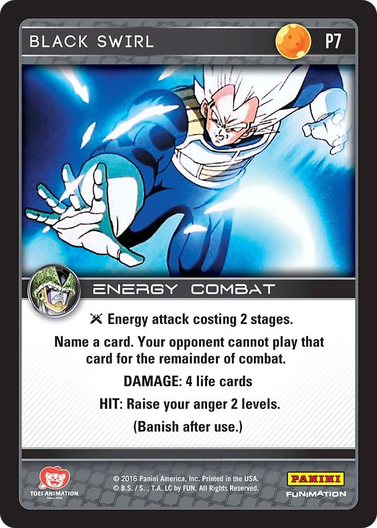 Black Swirl (Perfection) — Panini Promo Cards card