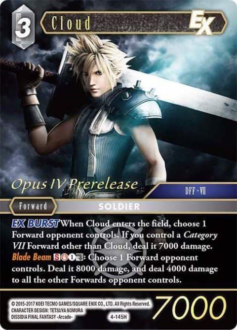 Cloud EX (Prerelease Promo) — FF: Promo Cards card