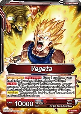 Vegeta // Vile Strike Dark Prince Vegeta — Promotion Cards card