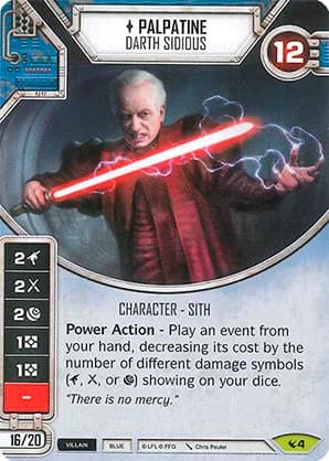 Palpatine - Darth Sidious — Legacies card