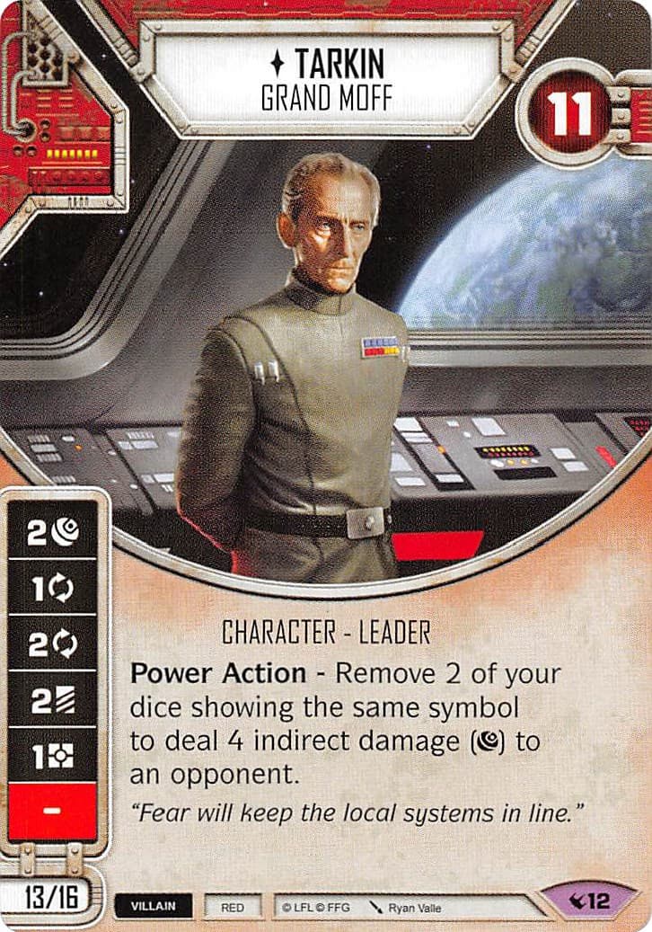 Tarkin - Grand Moff — Legacies card