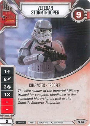 Veteran Stormtrooper — Legacies card
