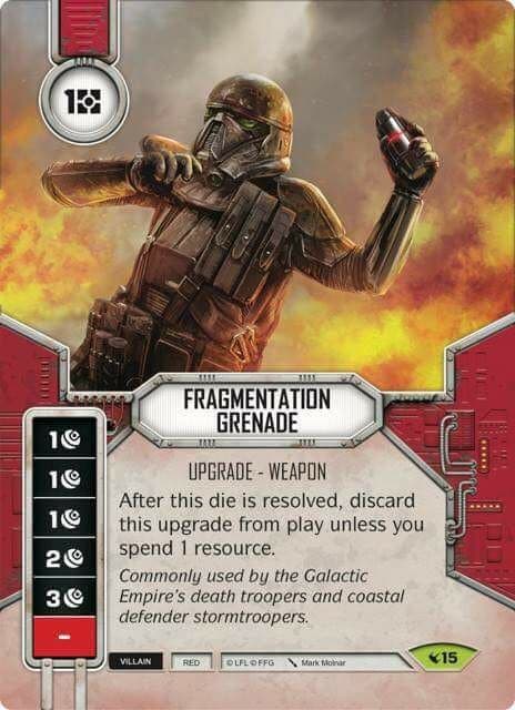 Fragmentation Grenade — Legacies card