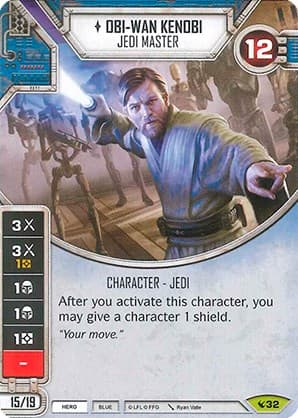 Obi-Wan Kenobi - Jedi Master — Legacies card