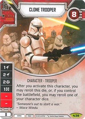 Clone Trooper — Legacies card