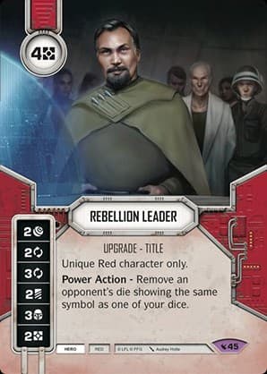 Rebellion Leader — Legacies card