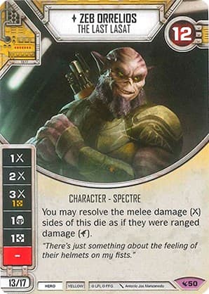 Zeb Orrelios - The Last Lasat — Legacies card
