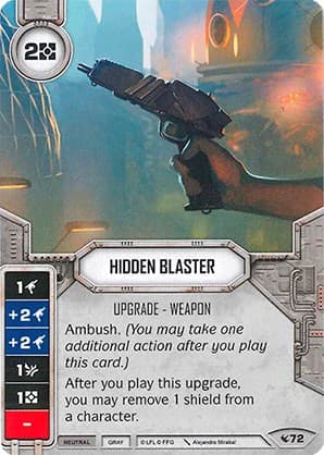Hidden Blaster — Legacies card