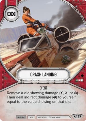 Crash Landing — Legacies card