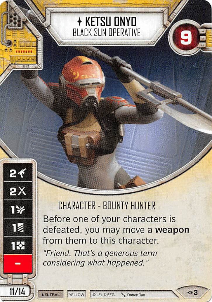 Ketsu Onyo - Black Sun Operative — Rivals card