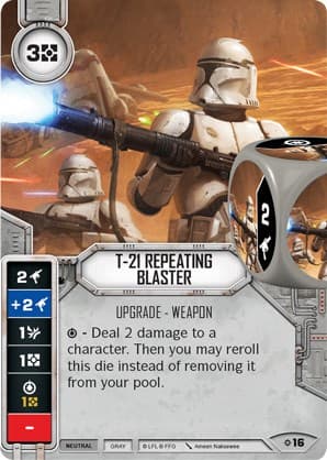 T-21 Repeating Blaster — Rivals card