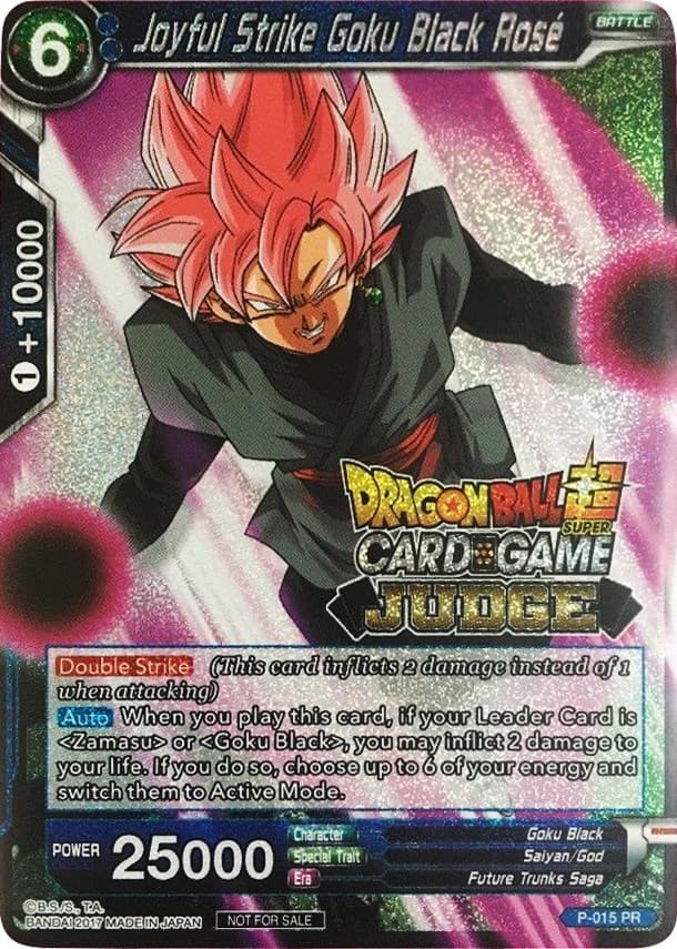 Joyful Strike Goku Black Rose — Judge Promotion Cards card