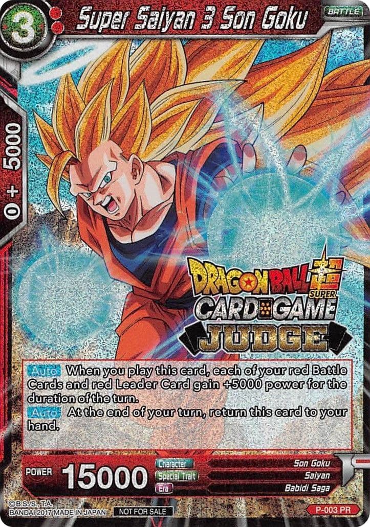 Super Saiyan 3 Son Goku — Judge Promotion Cards card