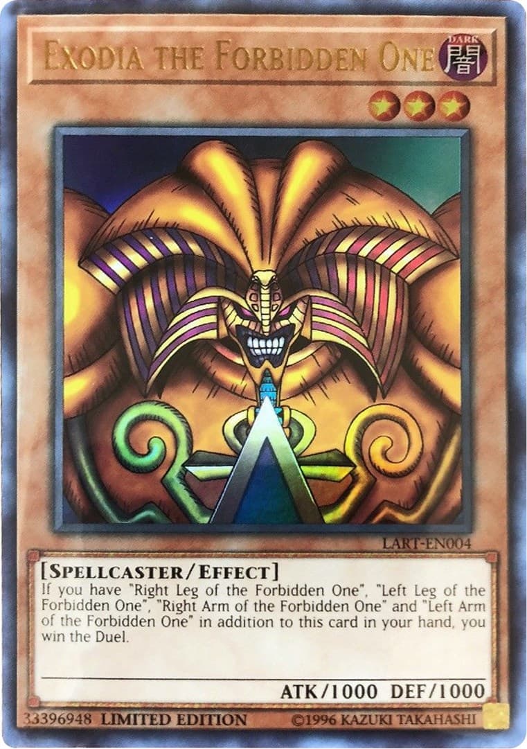 Exodia the Forbidden One — The Lost Art Promotion card