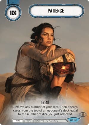 Patience (Alternate Extended Art) (Regional Championship Promo) — SWD: Promo Cards card