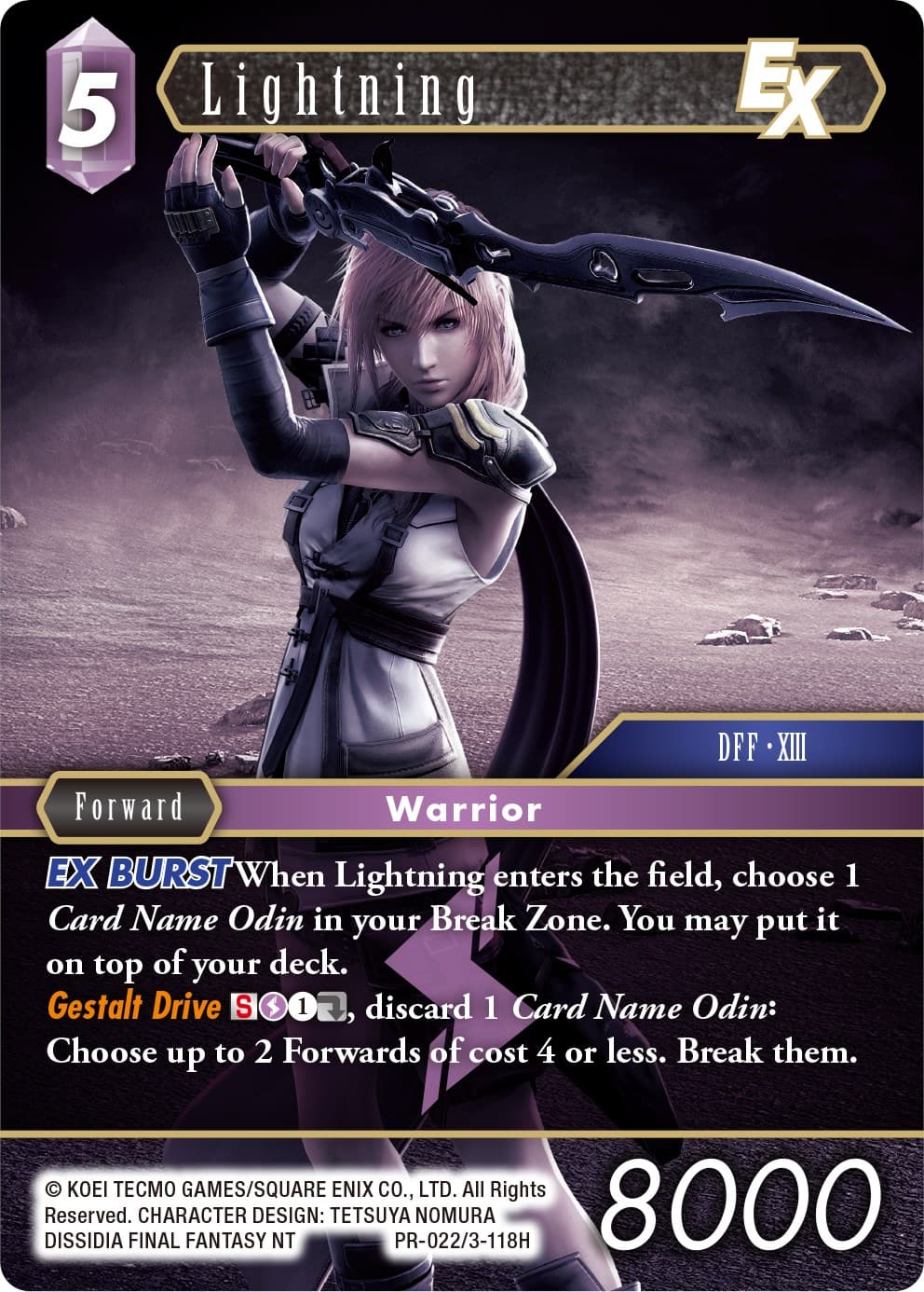 Lightning EX — FF: Promo Cards card