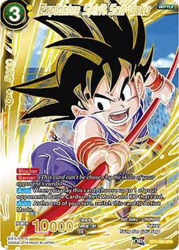 Explosive Spirit Son Goku (SPR) — Cross Worlds card