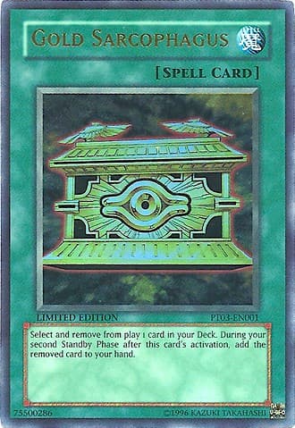 Gold Sarcophagus — Pharaoh Tour Promos card