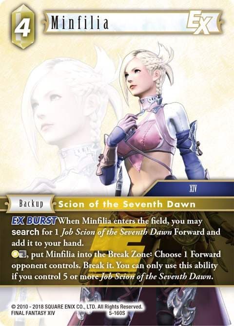 Minfilia EX — Opus V card