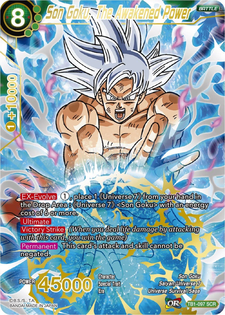 Son Goku, The Awakened Power — Tournament of Power card