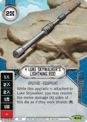 Luke Skywalker's Lightning Rod — Way of the Force card