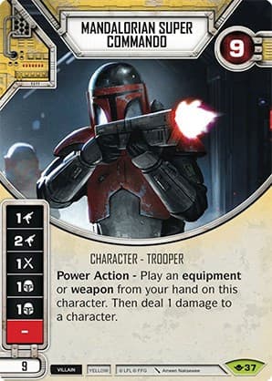Mandalorian Super Commando — Way of the Force card