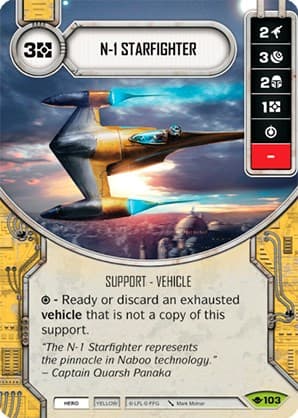 N-1 Starfighter — Way of the Force card