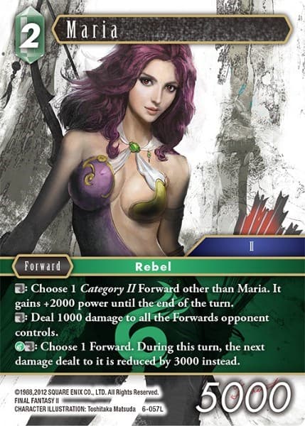 Maria — Opus VI card