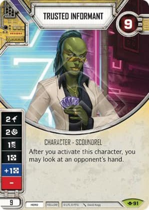 Trusted Informant — Way of the Force card
