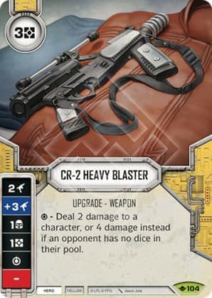 CR-2 Heavy Blaster — Way of the Force card