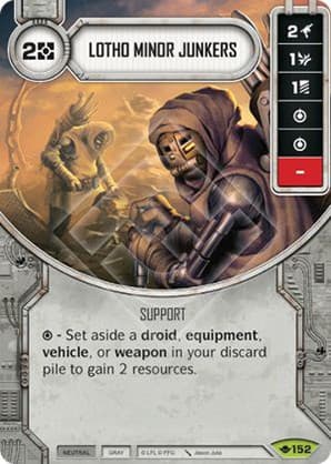 Lotho Minor Junkers — Way of the Force card