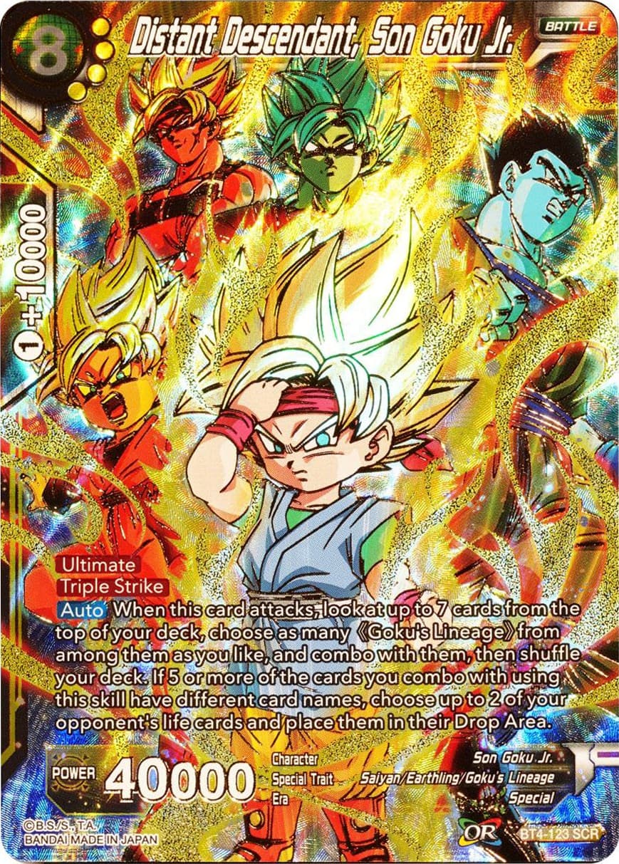 Distant Descendant, Son Goku Jr. — Colossal Warfare card