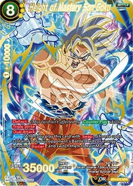 Height of Mastery Son Goku (SPR) — Colossal Warfare card