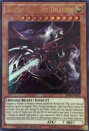 Slifer the Sky Dragon (JMPS-EN005) — Shonen Jump Magazine Promos card