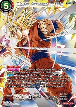 Supreme Showdown Son Goku (SPR) — World Martial Arts Tournament card