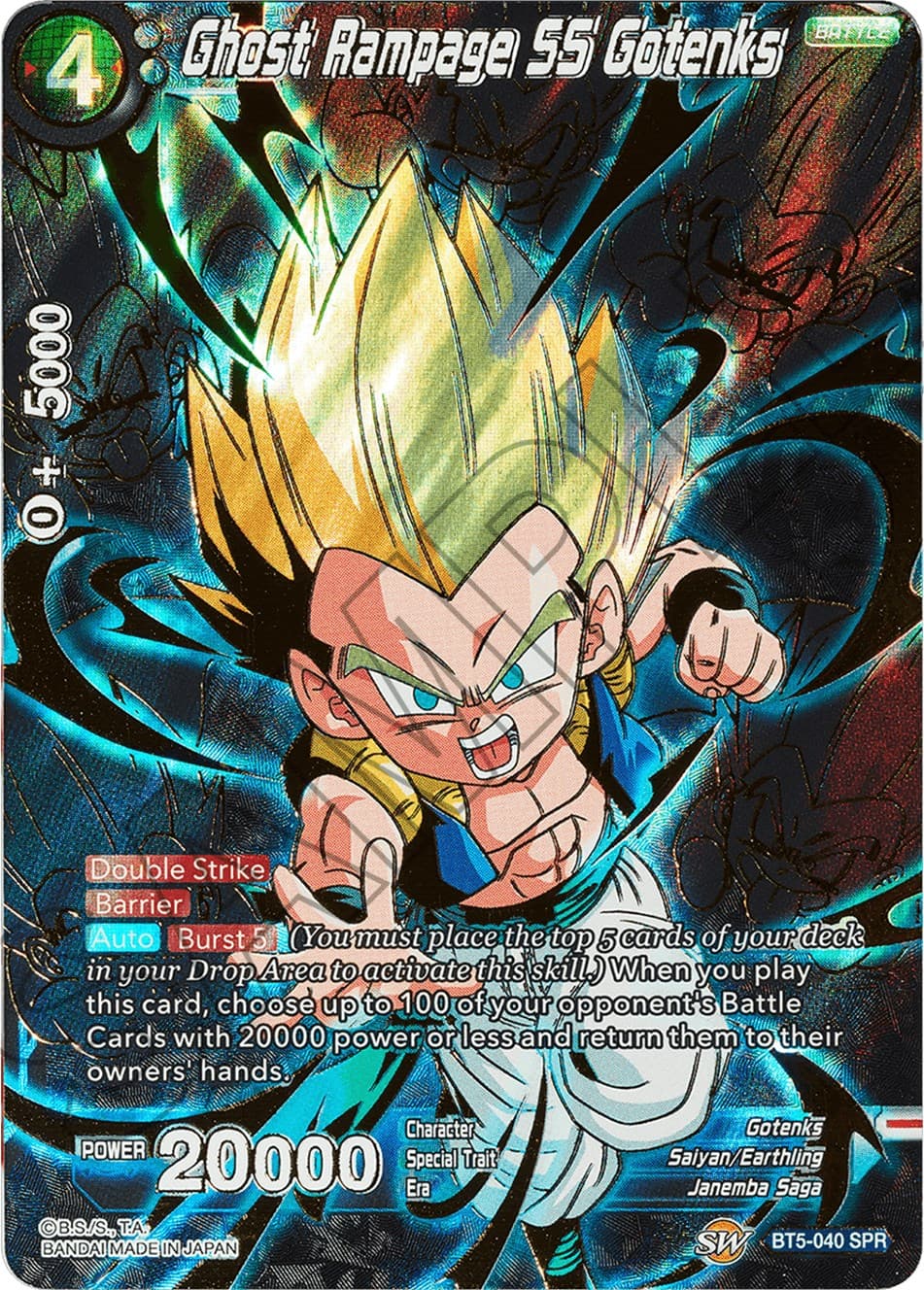 Ghost Rampage SS Gotenks (SPR) — Miraculous Revival card