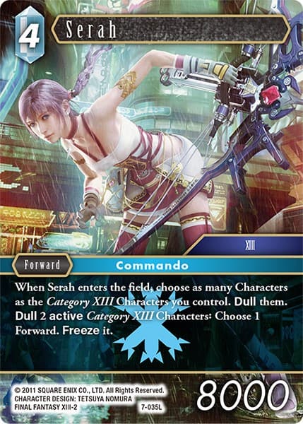 Serah — Opus VII card