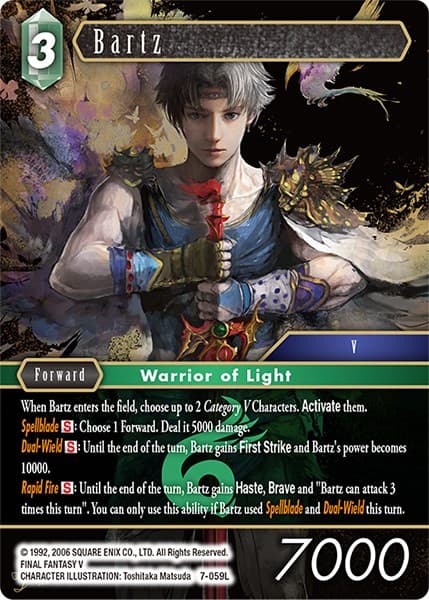 Bartz — Opus VII card