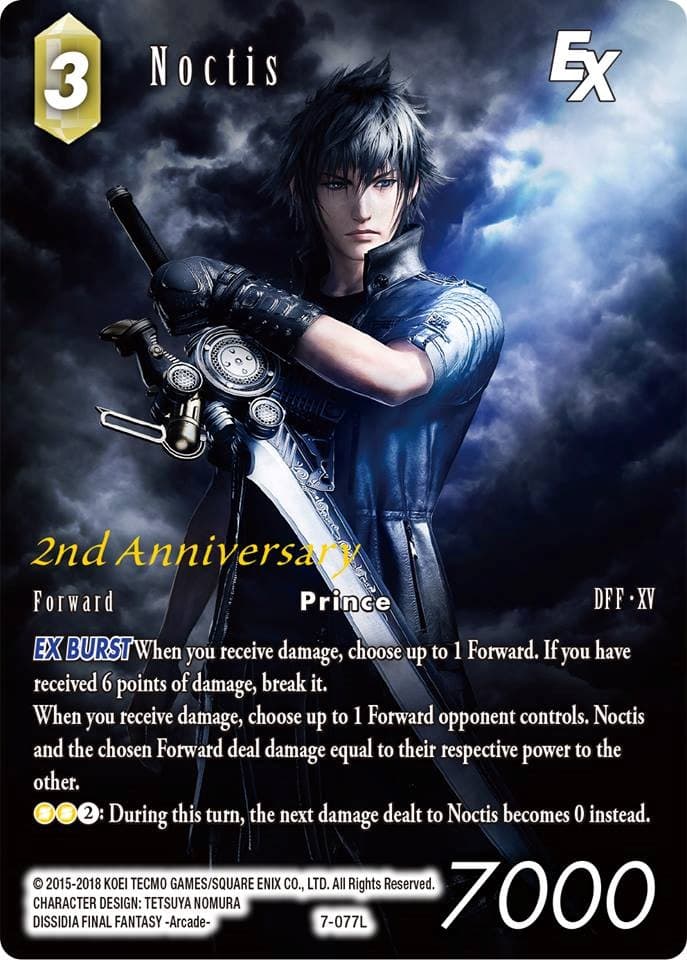 Noctis EX (2nd Anniversary) — FF: Promo Cards card